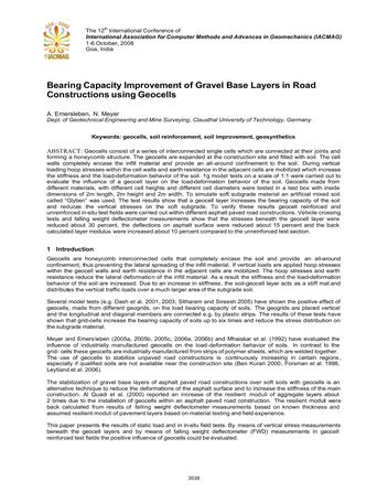 Más sobre Mejora de la Capacidad Portante de Capas de Base de Grava en la Construcción de Carreteras