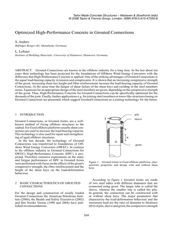 Más sobre Hormigón de Alto Rendimiento Optimizado en Conexiones Inyectadas